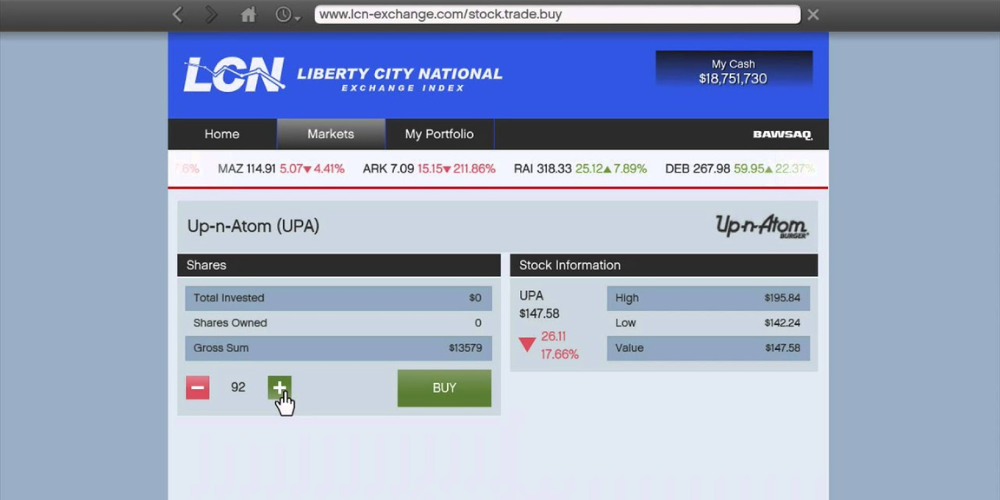 Stock Market GTA 5