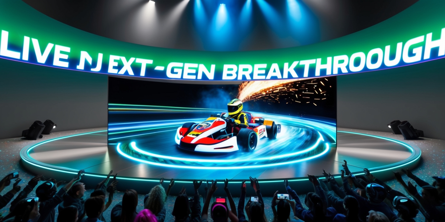 Next-Gen Breakthrough: Live Kart Racer Reveal and 4K Showcase